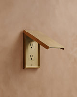 Kula Cover - Vertical - Brushed Aged Brass