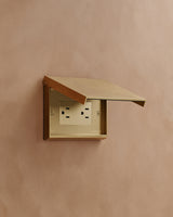 Kula Cover - Horizontal - Brushed Aged Brass